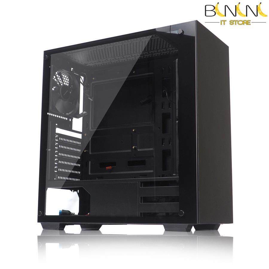 TECWARE NEXUS TEMPERED GLASS ATX CASING ( BLACK ) Malaysia