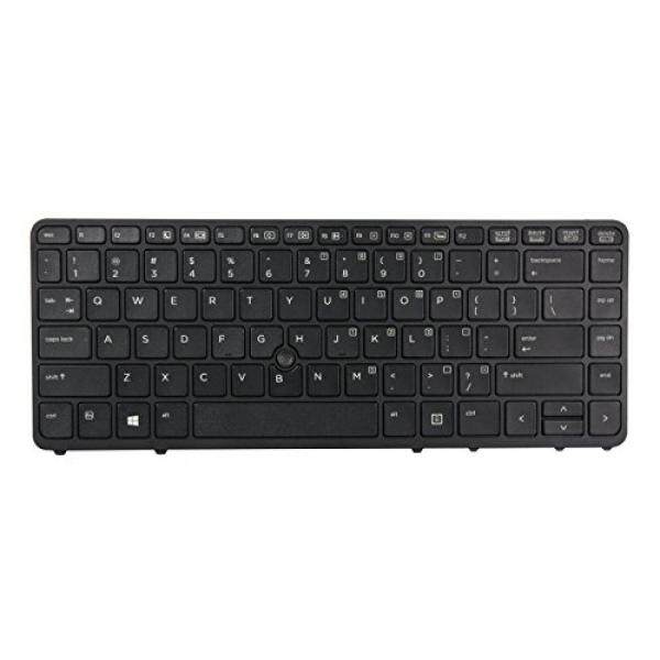 Penggantian Keyboard untuk HP EliteBook 840 G1 G2/850 G1 G2/HP ZBook 14 Laptop Workstation Seri Laptop dengan Penunjuk dan Lampu Latar-Internasional