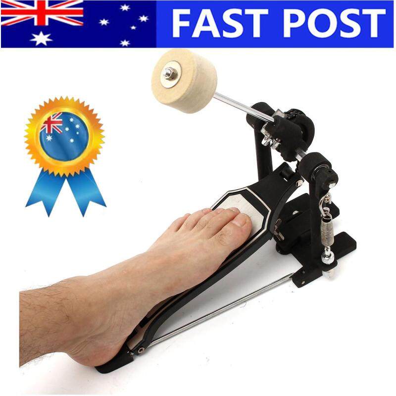 New Single Spring Bass Drum Pedal Kick Pedal High Quality Drum Set Drum Kit Jazz - intl
