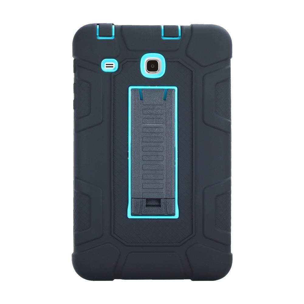 Daftar Harga Samsung Galaxy E8 Termurah Agustus 2019 12 Tiga Lapis Kickstand Hibrida Kasar Berat Tugas Anti Guncang Anti-Casing Slip Seluruh Badan PERLINDUNGAN PENUTUP UNTUK Samsung Galaxy Tab E 8.0 (T377/T375) hitam + Biru-Internasional