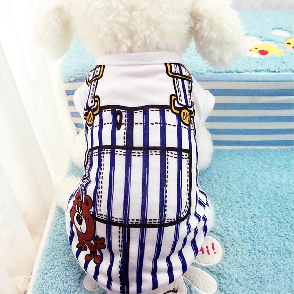 Pet Vest Dog Cat Apparel Clothes With Overalls Design For Spring & Summer 5 Sizes For Choice - Intl By Outop Store.