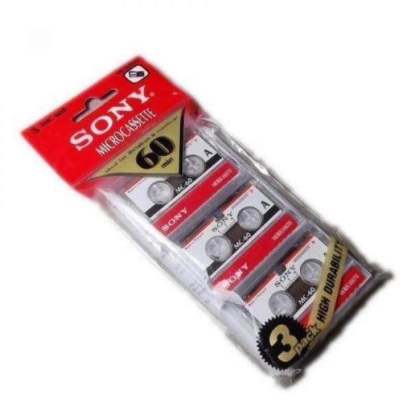 Sony 3MC-60B Microcassette - 3 Pack