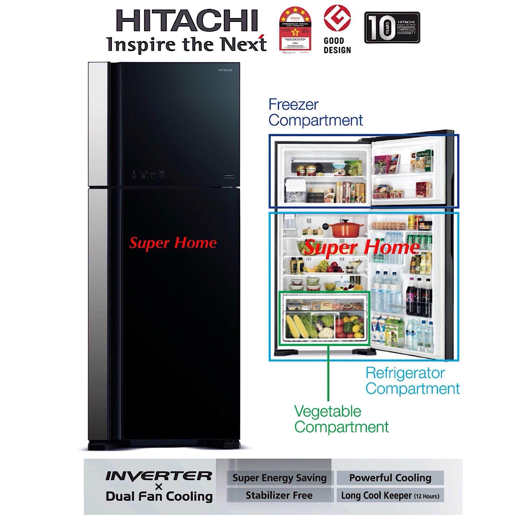 hitachi refrigerator r wb480pnd2