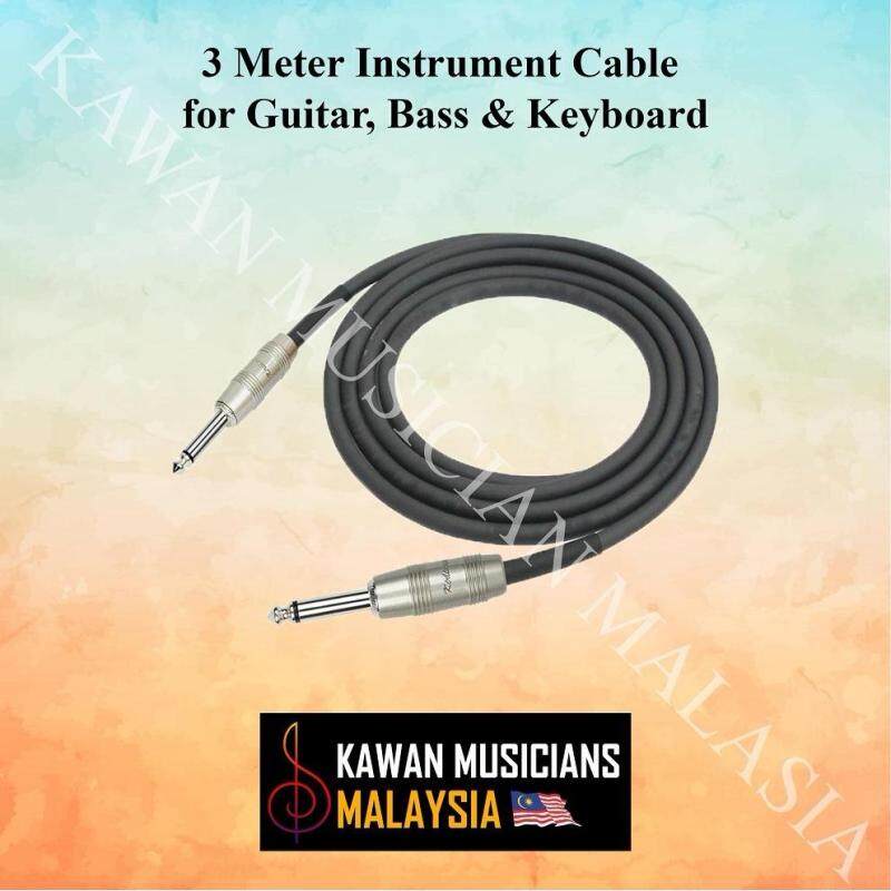 Kawan Musicians 3 Meter Instrument Cable for Guitar, Bass & Keyboard Malaysia