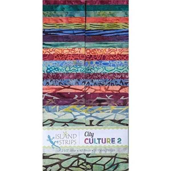 Bella Nonna Desain Studio Budaya Kota II Strip 40 2.5-Inci Strip Jeli Gulungan Pulau Batik-Internasional