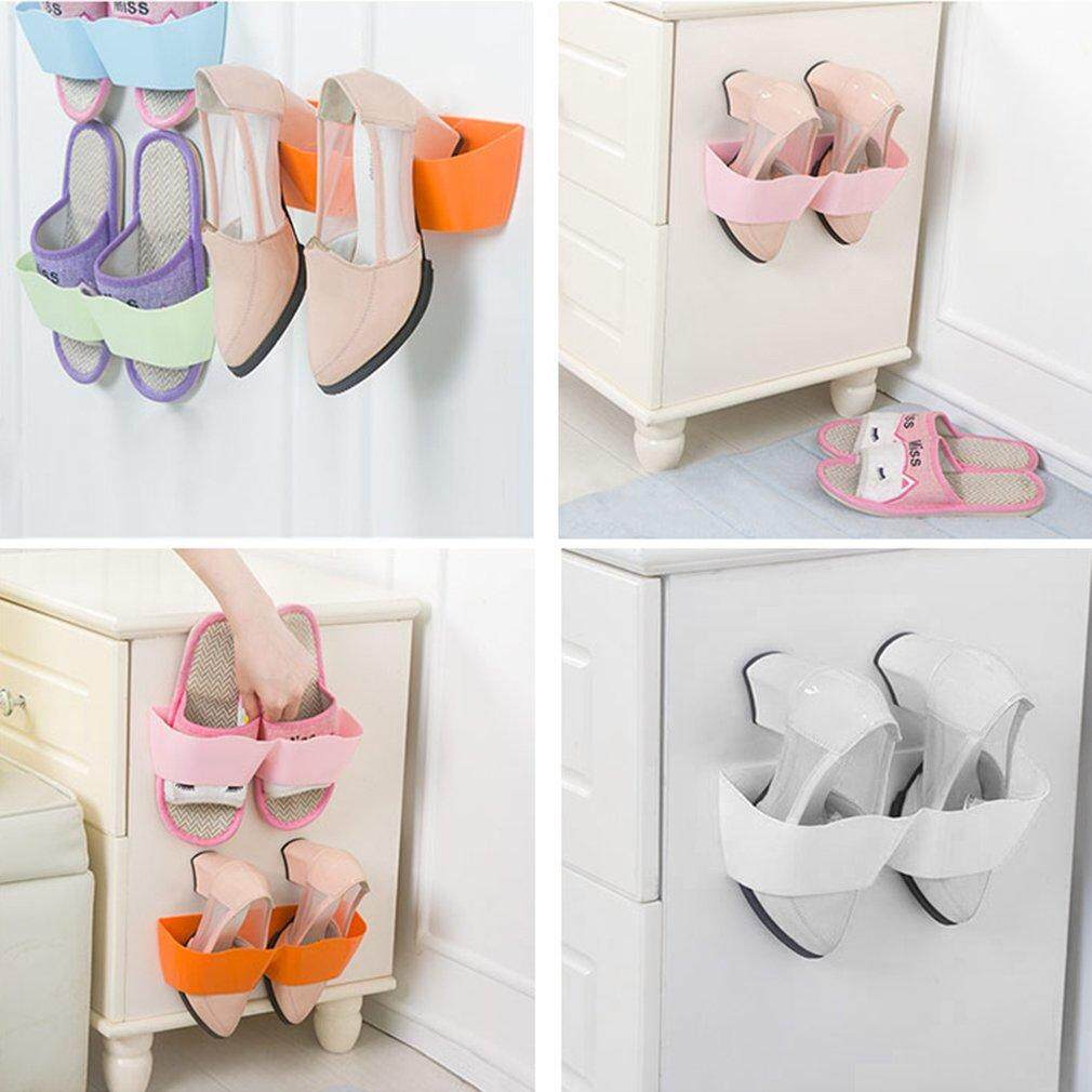 Gosport Melambaikan Wall Mounted Penyimpanan Rak Sepatu Rak Stereo Ruang Keluarga Kamar Mandi