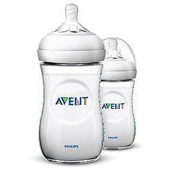 Philips Avent: Natural PP Bottle 260ml/9Oz With Extra Soft Teat - 2pcs