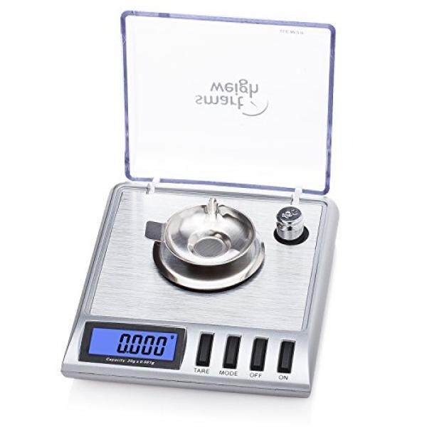 Smart Berat GEM20 Digital Presisi Tinggi Timbangan Miligram 20X0.001G Reload, Perhiasan dan Timbangan Permata-Internasional