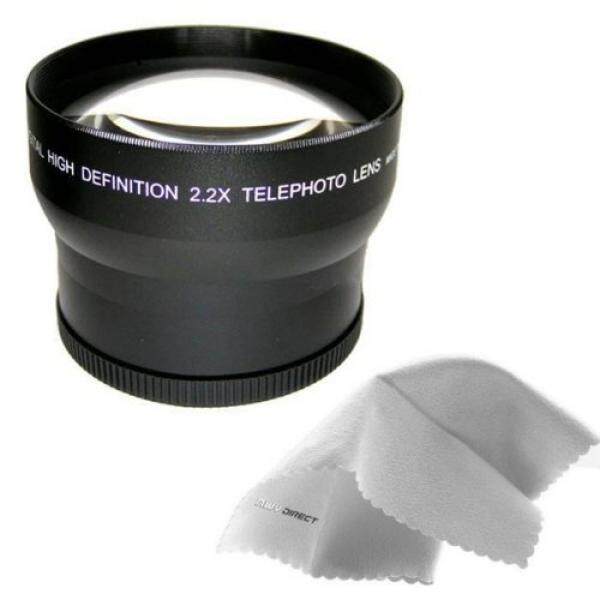 Sony Cybershot DSC-HX1 Adalah 2.2x Tinggi Definisi Lensa Telephoto Dibuat dengan Optik + Cincin Adaptor Lensa (72 Mm) + Nwv Direct Mikro Serat Pembersih Kain-Internasional
