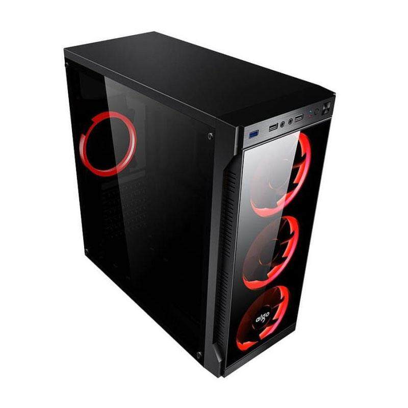 Aigo Beyond 3 Gaming Casing With 3 Units Aigo Z6 Dual Ring LED Fan Malaysia