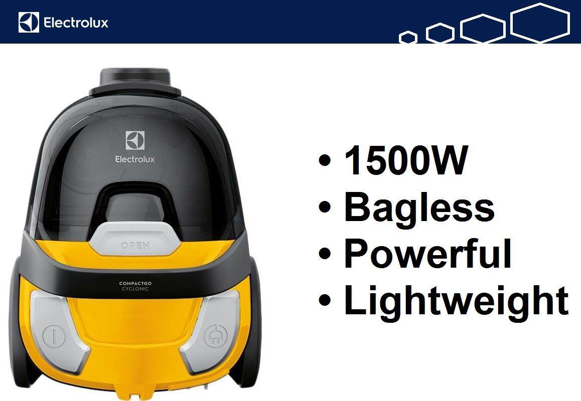 Electrolux Bagless Vacuum Cleaner 1500w Z1230 Black/Yellow PrestoMall