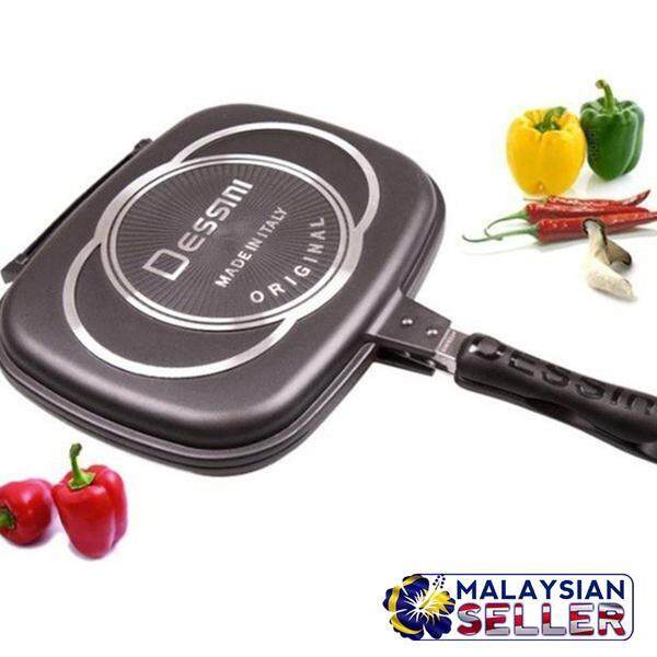 36Cm Dessini Double Sided Pressure Grill Frying Pan