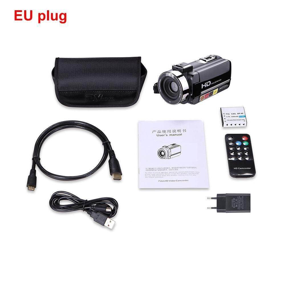 Fuan HDV-301STRM 1080 P Full HD 24MP Wifi Digital Kamera Video Camcorder dengan Mikrofon Eksternal 3.0