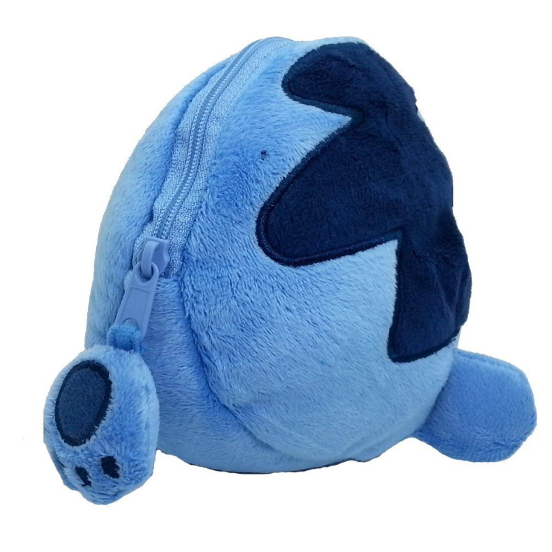 stitch plush in pouch