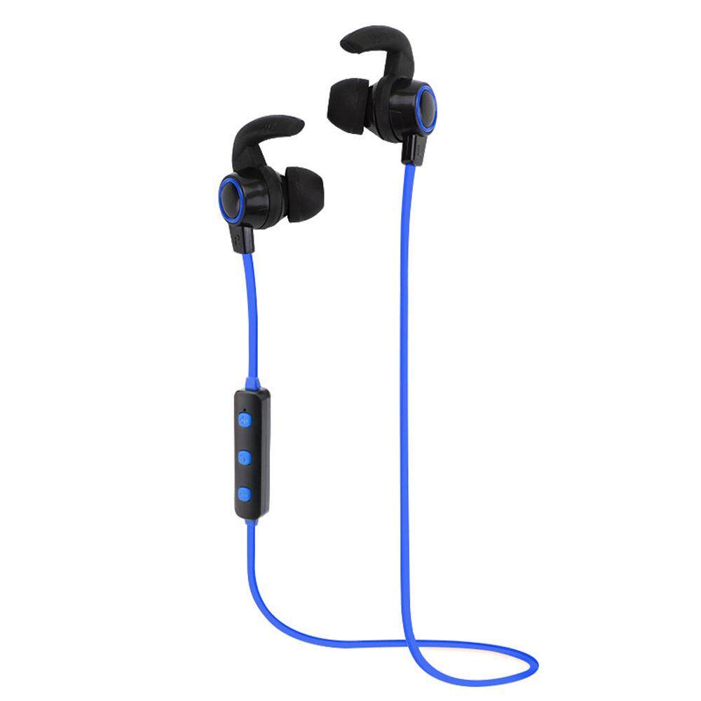 H6 Bisnis Olahraga Earphone Dalam-Telinga Nirkabel Stereo BT4.1 Lari Headphone Headset Bebas Genggam Pasang/Mati/On Menerima /Gantung Bermain Musik/Jeda Volume +/-untuk iPhone X Samsung S8 + Note8-Internasional