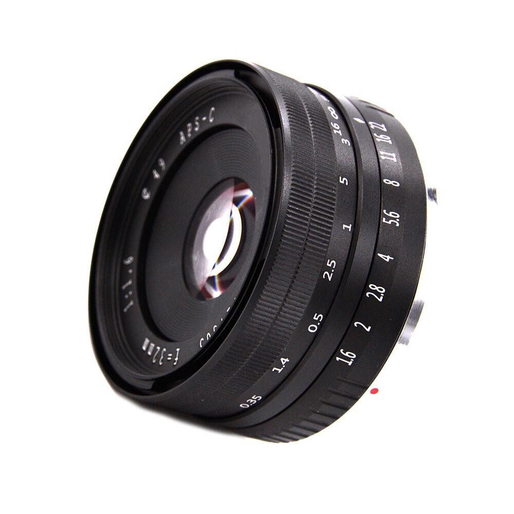 Dsan Aperture Besar Manual Perdana Fixed Lensa untuk Sony APS-C Kamera Mirrorless