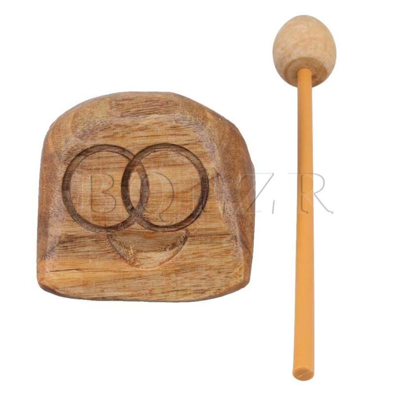 10 cm Wood Fish Hand Percussion w/ Hammer for Kids Percussion Wood Color
