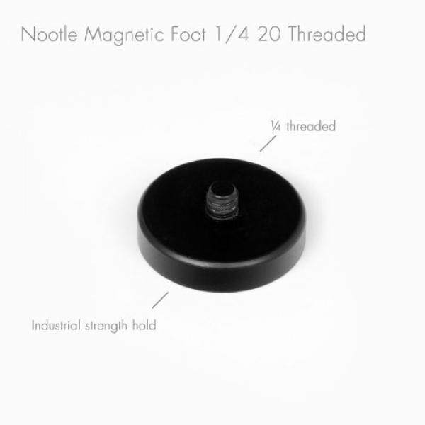 Grifiti Nootle Magnetik Kaki 1/4 20 Threaded untuk Mini Kepala Bola, Kepala Pan, iPad Tripod Mounts, kamera, Pemegang Iphone, Kurung, Tribun Musik, dan Cahaya Fotografi-Internasional