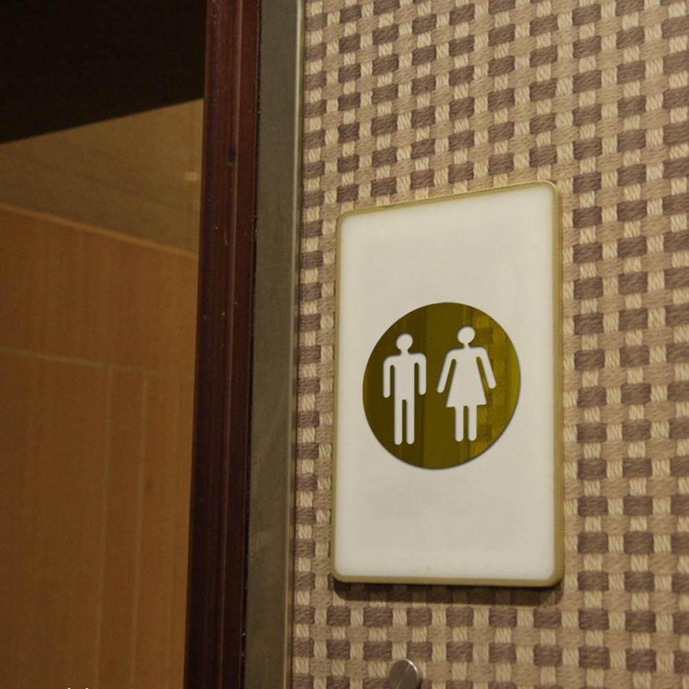 DXY Toilet 3D DIY Round Shape Sign Man/Women WC Bathroom Entrance Mirror Wall Sticker Sign Door Wall Decor Waterproof For Home Hotel Bar Restaurant - Intl August 2018 - 3 DXY Toilet 3D DIY Round Shape Sign Man/Women WC Bathroom Entrance Mirror Wall Sticker Sign Door Wall Decor Waterproof For Home Hotel Bar Restaurant - intl - 3