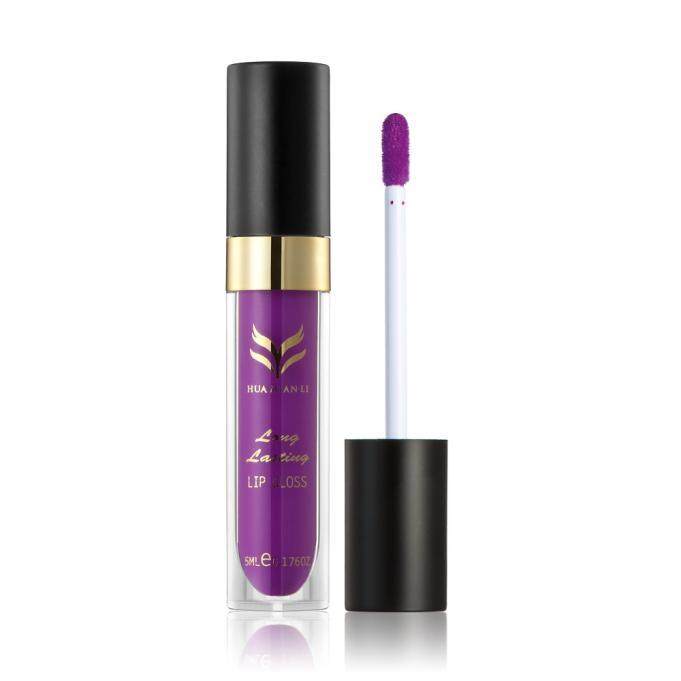 Jual Seksi Modis Anti-Air Warna Tidak Mengkilap Lipstik Cair Panjang Abadi Bibir Gloss Lipstik A2 A3 Rowellshop-Internasional