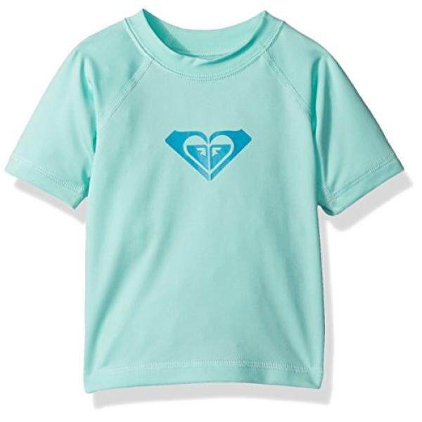 ROXY Bayi Perempuan Yang Hati-hati Lengan Pendek Bayi Rashguard, Pantai Kaca, 6 M B01M9CSAXY-Internasional