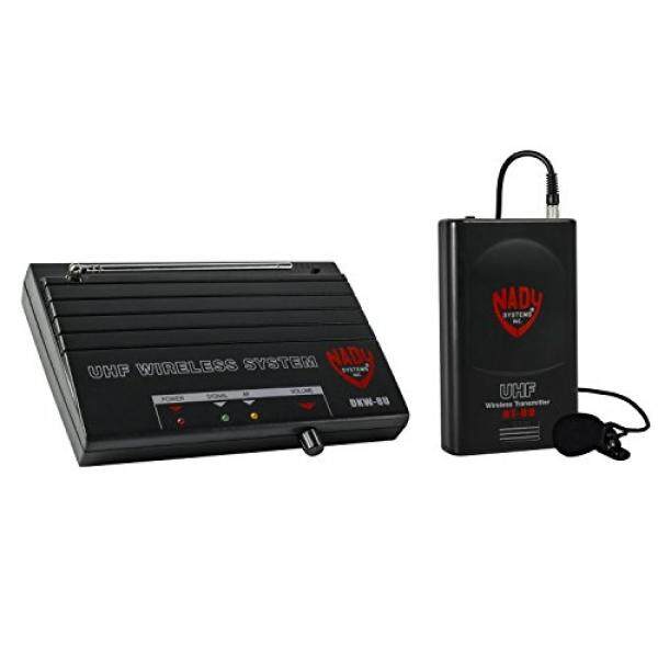 Nady DKW-8U UHF Sistem Mikrofon Lavalier Nirkabel-Termasuk Kelapak Mikropon, Bodypack Nirkabel, Penerima, adaptor AC dan Kabel Audio-Mudah Mempersiapkan Berkinerja Presentasi, Alamat Publik-Internasional