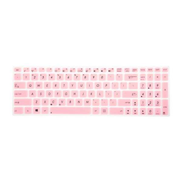 Leze - Ultra Thin Keyboard Skin Cover for ASUS UX501 K501UX F554LA F555LA F555UA F556UA R556LA X540SA X552 X555DA GL502VY GL502VS GL702VM GL702VS GL552VW GL752VW GL552JX Q504UA Q534UX Q524UQ - Pink