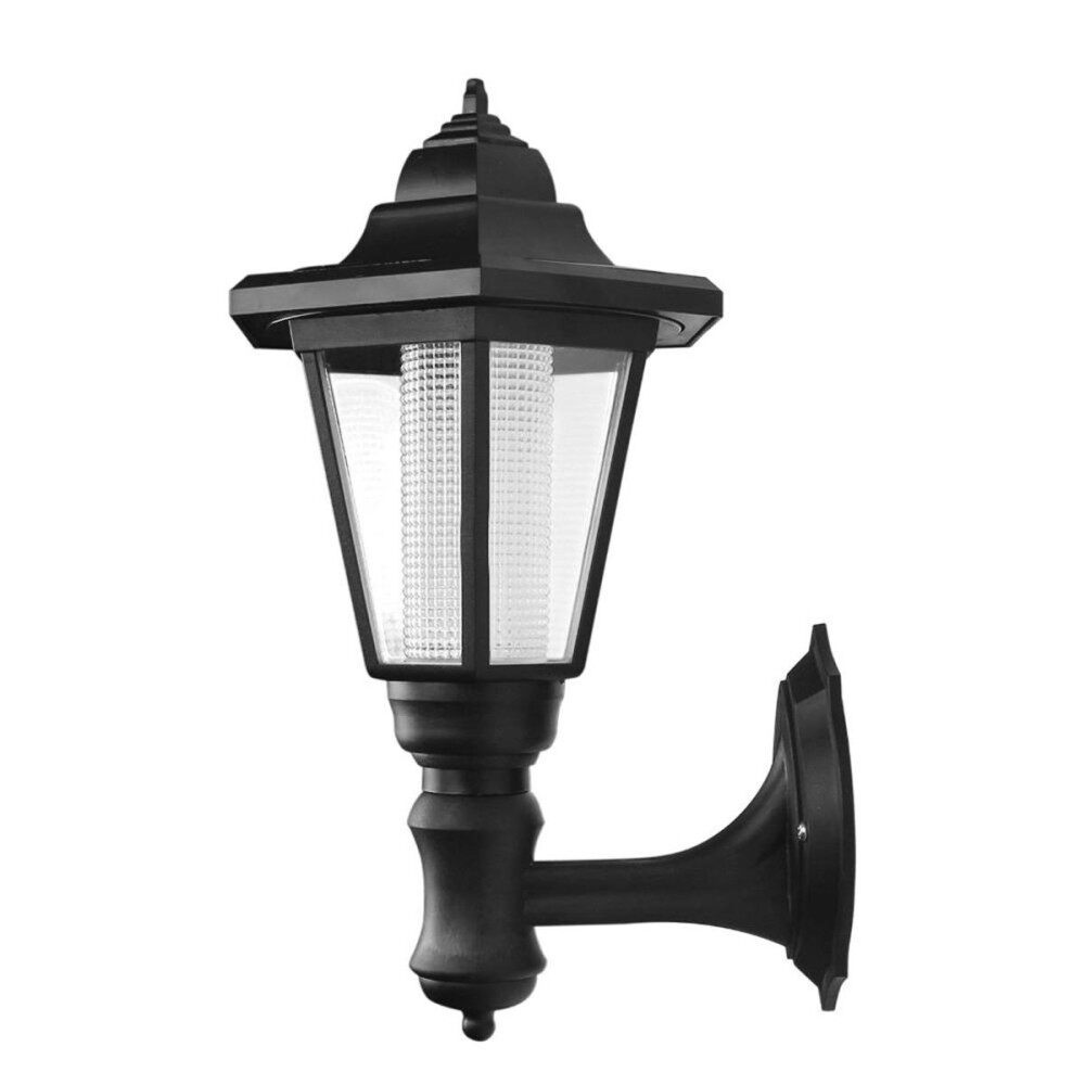 LED Solar Powered Wall Lantern Light Lamp Weatherproof Outdoor Garden Home Decor