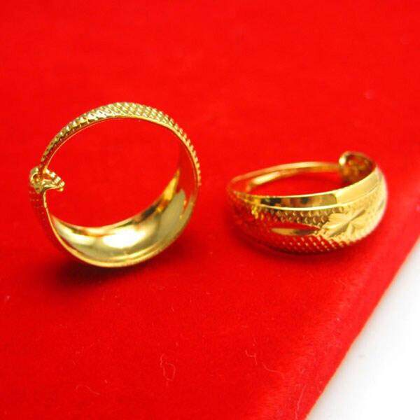 Ribuan Film Perhiasan Emas Anting-Anting Model Wanita Berlapis Emas Telinga Tulang Anting Ibu Retro Model Perhiasan Hadiah Upacara ibu Ibu Trumpet 0.11 Palsu Merek Label Harga 480 (Kecil 0.11 Palsu Merek Label Harga 480) -Internasional