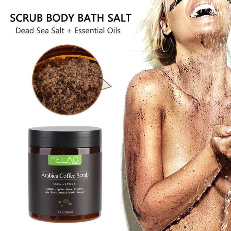 Buy MELAO 100% Body Scrub Arabica Coffee Exfoliating Body Scrub Natural Bath Salt - intl Singapore
