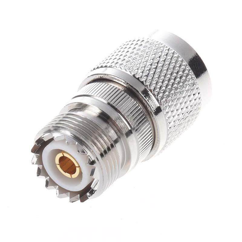 Straight N Male to UHF SO-239 Female Jack Coax Adapter Connector
