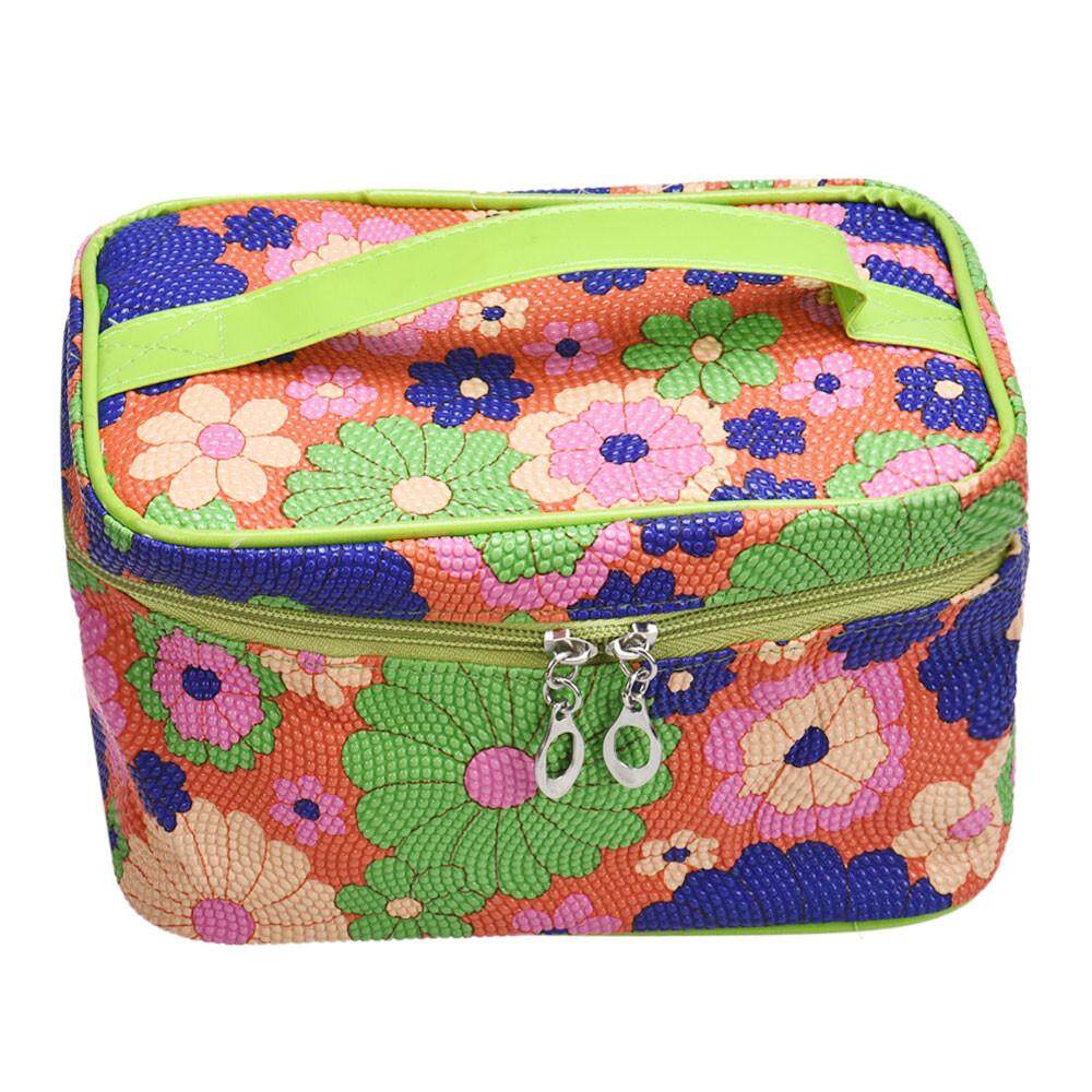 Jual Seksi Modis Persegi Bunga Matahari Tas Kosmetik A2 A3 Rowellshop-Internasional