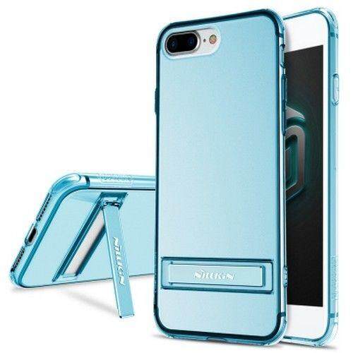 NILLKIN Yg Tahan Pukulan II Transparan Tpu Pelindung Sampul Belakang dengan Stand Penyangga untuk iPhone 7 Plus-Internasional