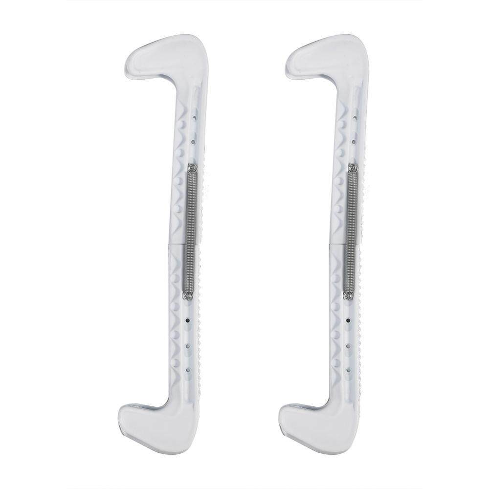 1 Pair Plastic Ice Skate Blade Protectors On Hard Concrete Ground (white) - intl