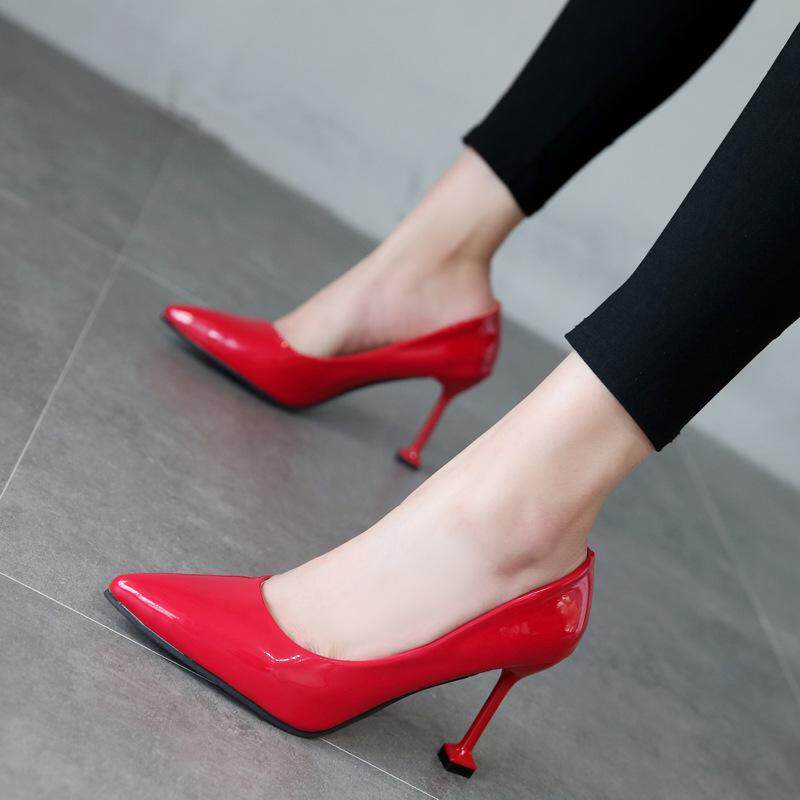 LCFU764 Wanita Seksi Cat Kulit Telanjang. Menunjuk Tinggi Heels-9cm-Internasional