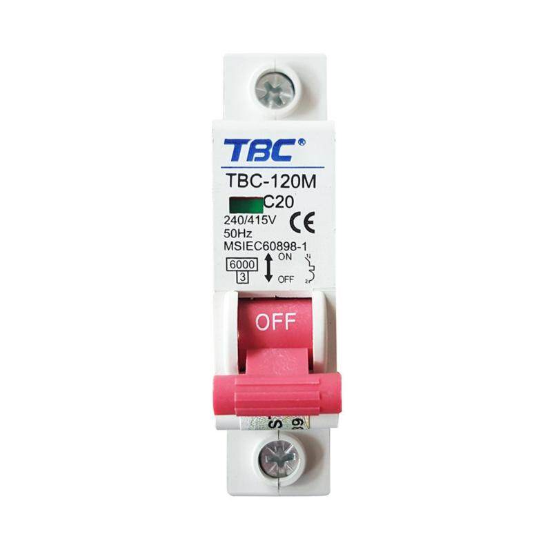 1pc x TBC Miniature Circuit Breaker MCB 20A *SIRIM
