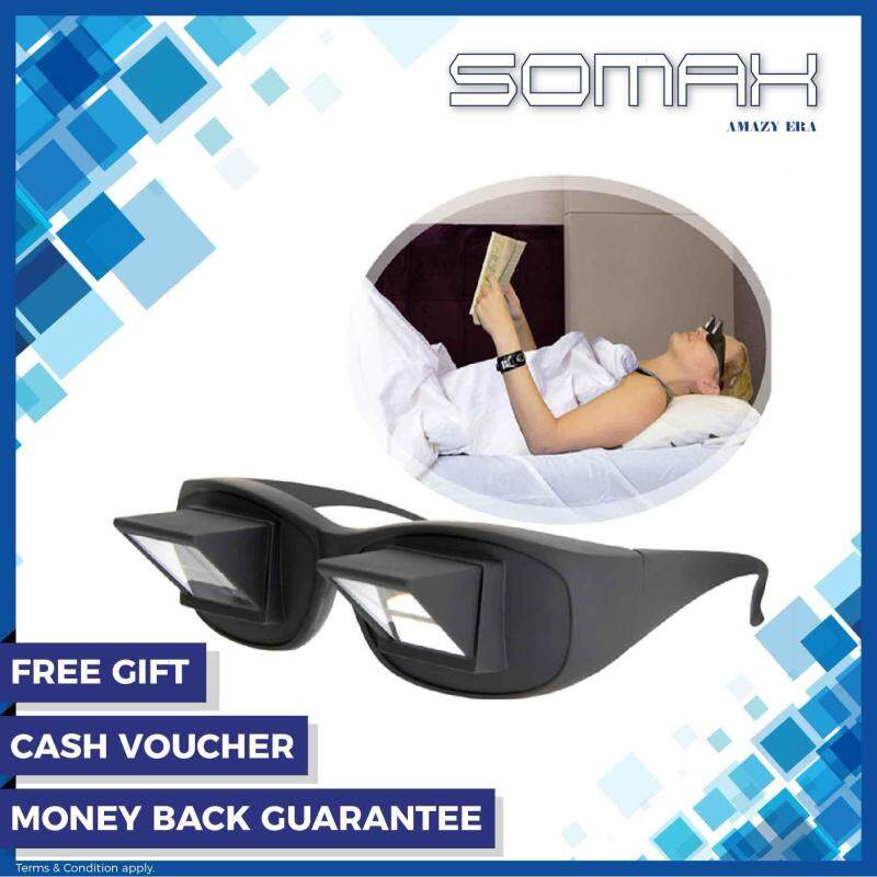 Lazy Readers Lazy Glasses Horizontal Glasses Relax Glasses in BlackNon-Magnetic Creative 90 Degree