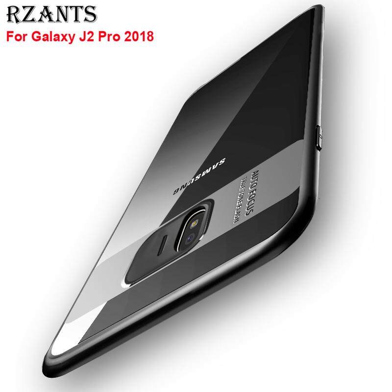 Rzants untuk J2 Pro【Camera Protect】Hybrid Protective Clear Ultra-thin light Soft Back Case untuk Galaxy J2 Pro - intl