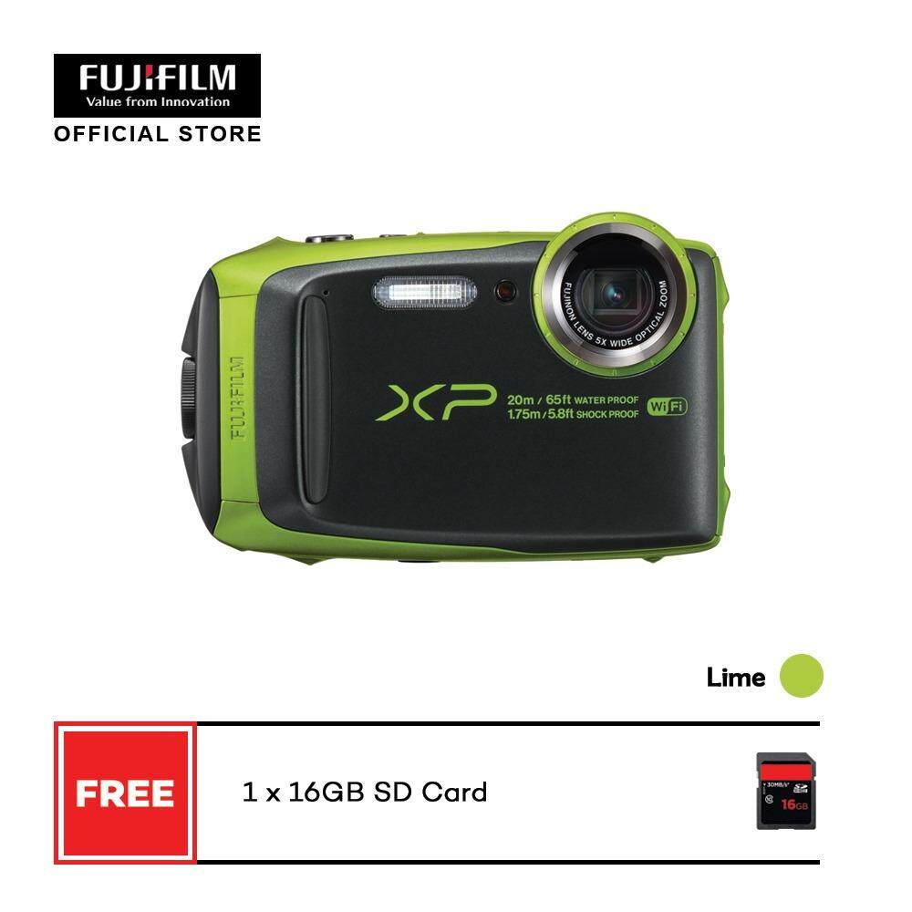 FUJIFILM FinePix XP120 Waterproof Digital Camera + FREE 16GB SD CARD