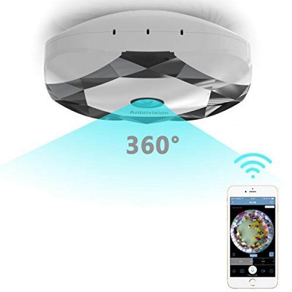Antaivision 960 P WIFI IP Keamanan Rumah Jaringan Kubah Kamera untuk Surveilans Di Rumah, fisheye 360 ° Dalam Kubah dengan Malam Vision Gerakan Deteksi 2-Cara Berbicara, menonton Seluruh Ruangan Tanpa Daerah Buta. -Internasional