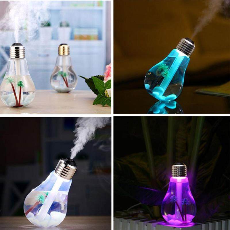 leegoal Colorful USB Mini Aroma Diffuser LED Night Light Creative Bottle Bulb Humidifier Singapore