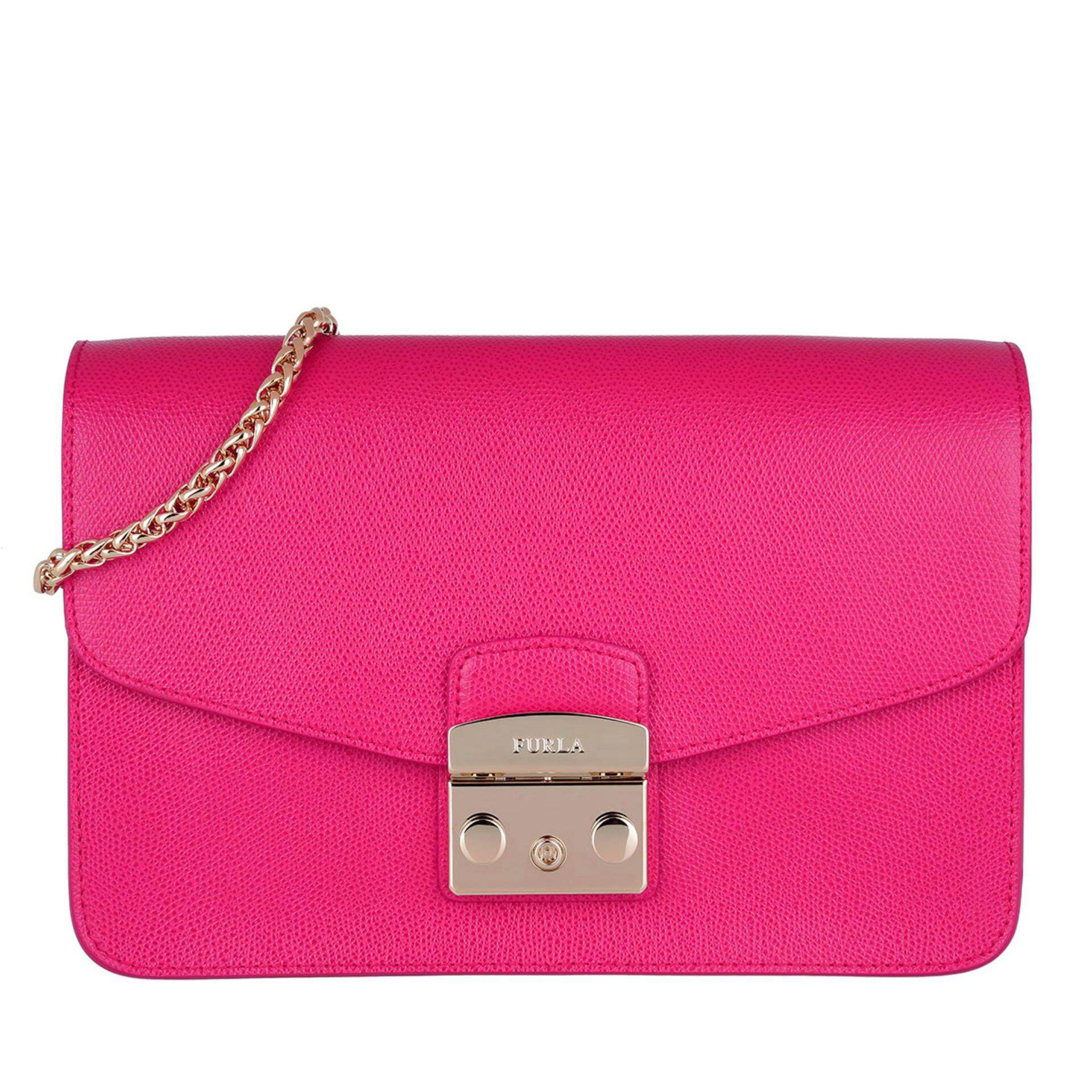 Por Furla Handbags For The Best Prices In Malaysia Pre Order Furla Metropolis Shoulder Bag Hot Pink