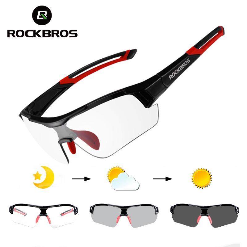 ROCKBROS Photochromic Bersepeda Kacamata Hitam dengan Tak Terlihat Myopia Bingkai Kacamata Sepeda Kacamata UV400 Terpolarisasi MTB Jalan Sepeda Kacamata Olahraga Wanita Pria Luar Ruangan olahraga-Internasional