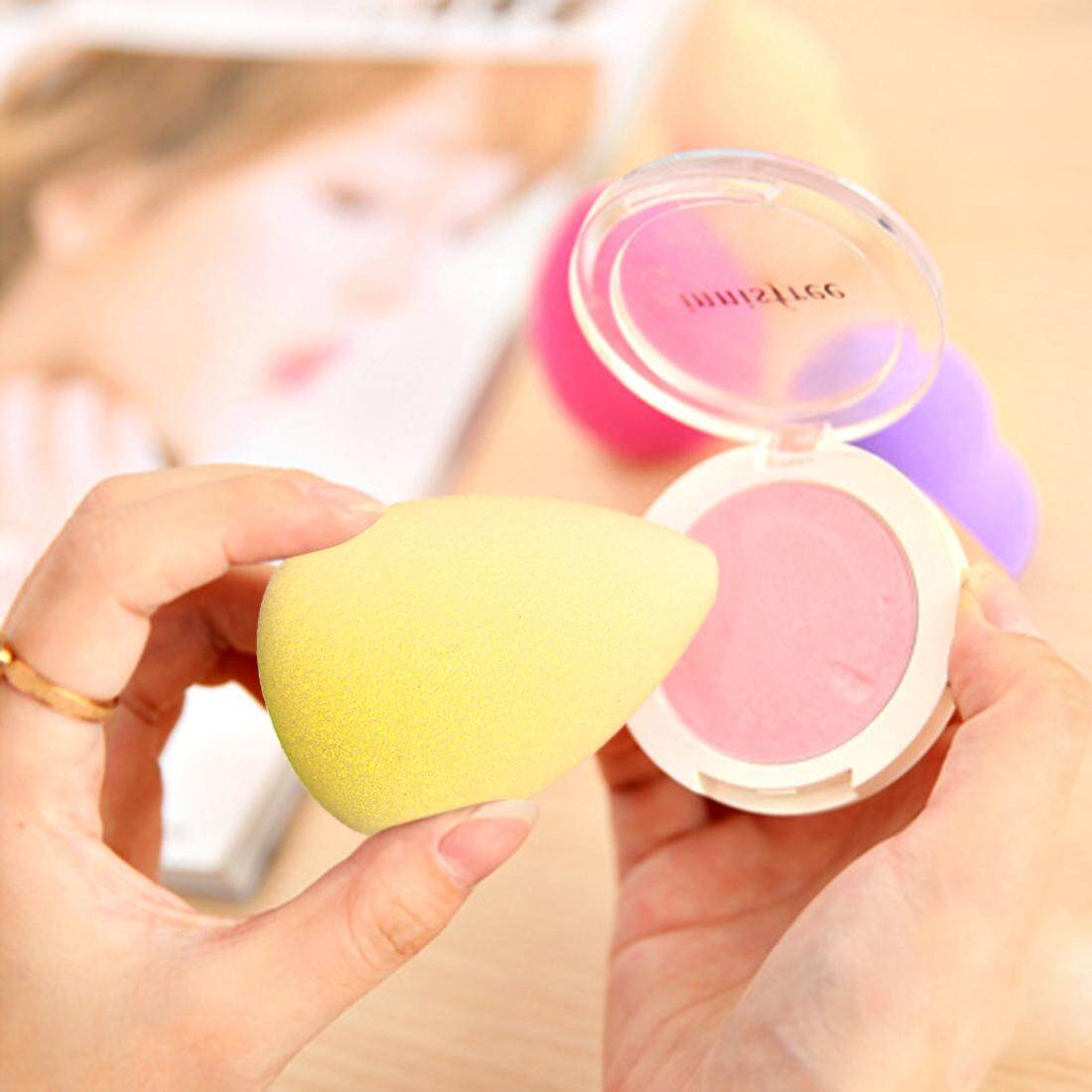 Bagus Beauty Wajah Riasan Air-Jatuh Spons Pencampur Foundation Halus Spons Pembersihan Kosmetik Kapas Bantalan, pengiriman Warna Acak-Internasional