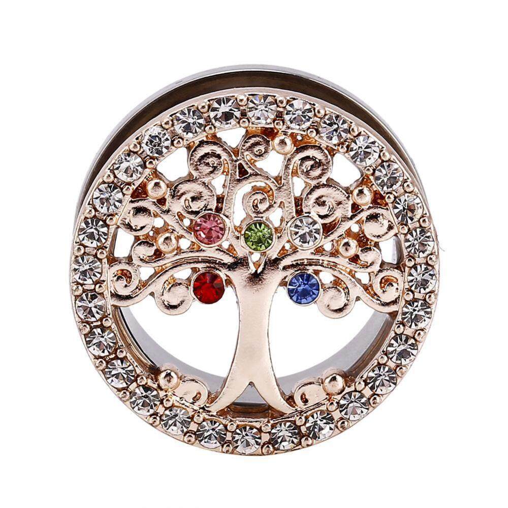1 PC Anti Karat Berlian Buatan Pohon Berongga Terowongan Telinga Legrand Indonesia Piercing Gauge (14 Mm)-Internasional