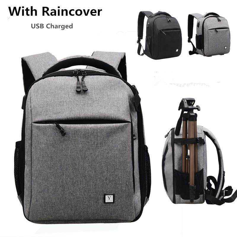 Baru Pola Anti-Air Tas Kamera DSLR Video Foto Ransel untuk Kamera Digital D3200 D3100 D5200 D7100 Kamera Kompak Kecil ransel-Internasional