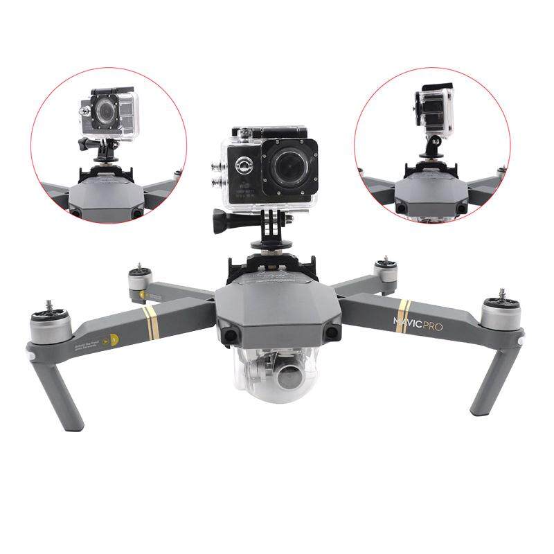 Camera Holder LED Light Mount Kit For DJI Mavic Pro Platinum Drone Gopro - intl