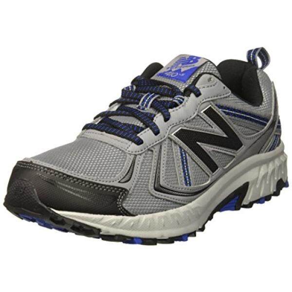 New Balance Pria MT410v5 Bantalan Jejak Lari Shoe, Grey, 11 4E Kami-Internasional