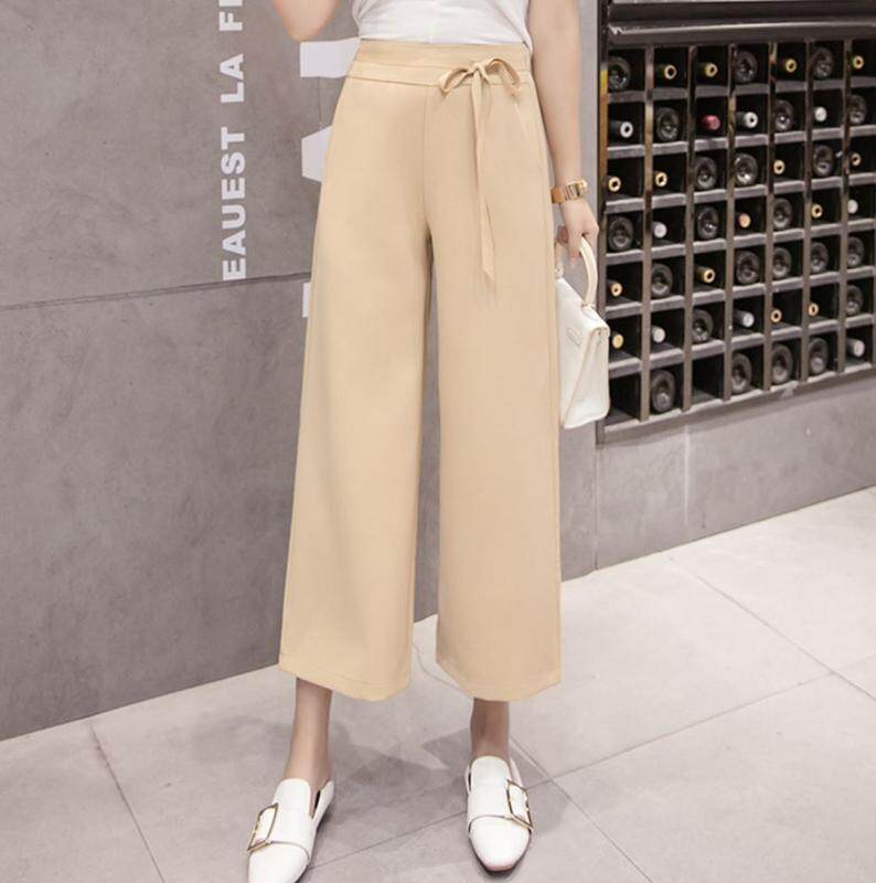 ZASHION Minimalist Butterfly Wide Leg Pants