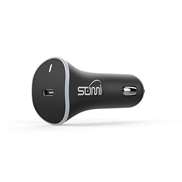 Somi 35 W USB Type-c PD Daya Delivery Mobil Pengisi Daya, TERBARU USB-C Teknologi Pengisian Cepat, mendukung USB-C Perangkat, untuk Samsung Galaksi Note 8, Google Piksel 2 iPhone X 8/8 Plus, 7/7 Plus-Internasional